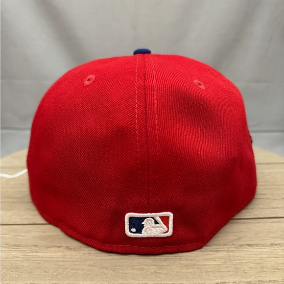 New Era 59Fifty Philadelphia Phillies World Series 2022 Fitted Red Men’s 7 5/8 - Picture 3 of 6